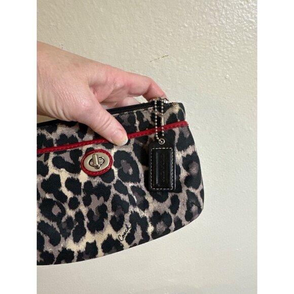 coach animal print wristlet - Picture 3 of 8